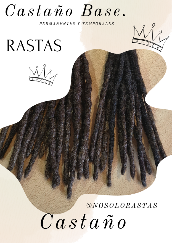 Producto - Rastas Castañas en Degrade