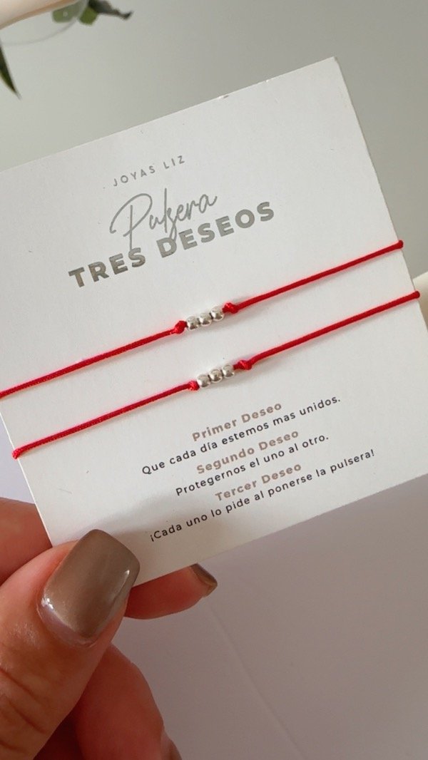 Producto - Pulsera 3 deseos x2
