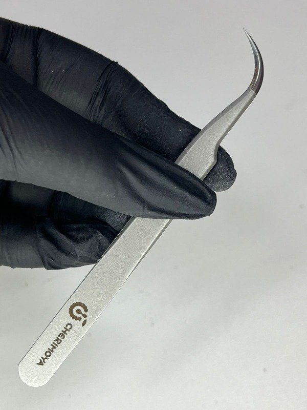 Producto - Pinza curva volumen acero CHERIMOYA