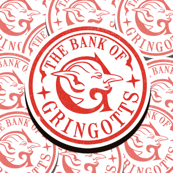 Producto - Sticker - Gringotts - Harry Potter