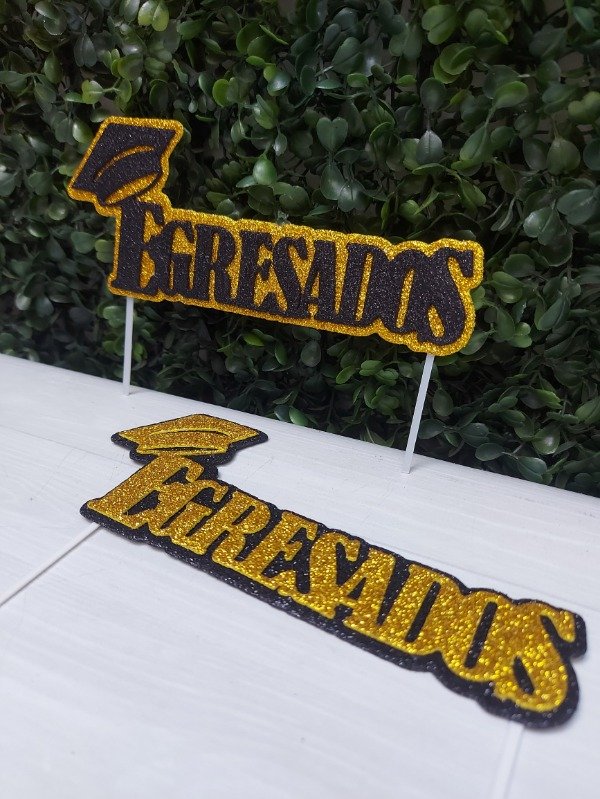 Producto - Topper doble goma eva (no apto comestibles) p/EGRESADOS