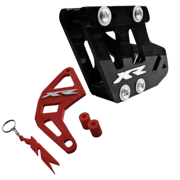 Producto - Kit Guía De Cadena Cubre Piñón Xr +llavero Honda Xr125 150 - 2