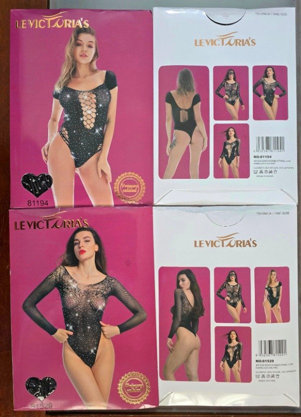 Producto - BODY CON BRILLO LE VICTORIAS 194 (x6)