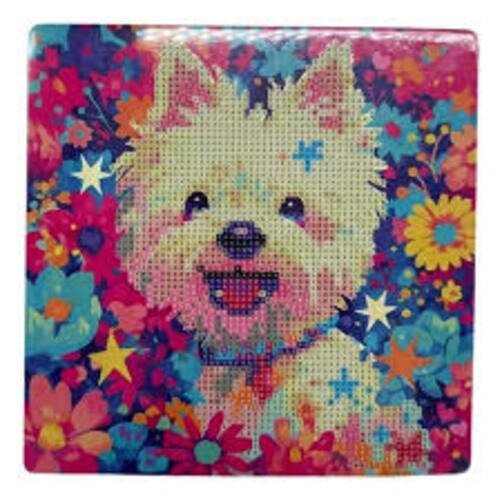 Producto - DIAMOND PAINTING 20X20 CARTON PERRITO