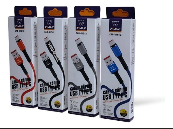 Producto - CABLE TIPO C REFORZADO 3.1A CARGA RÁPIDA (41012)