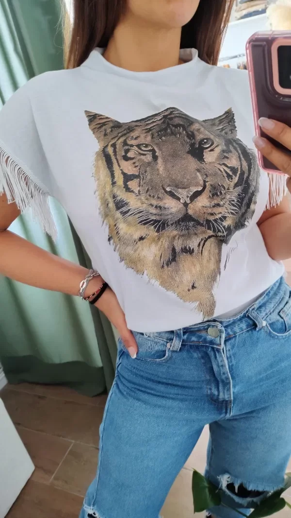Producto - Remera tigre flecos