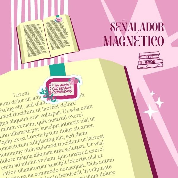 Producto - Señalador Magnético - Un amor de verano complicado