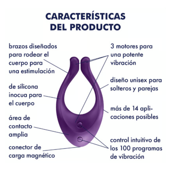 Producto - Vibrador Para Parejas Satisfyer Endless Love Multifunción (Recargable) - 2
