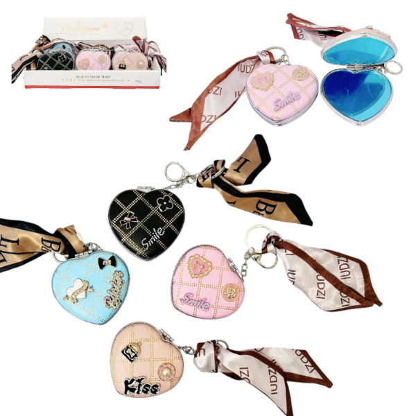 Producto - Espejo de cartera doble con pañuelo