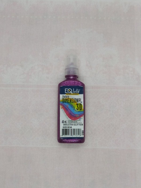 Producto - PINTURA DIMENSIONAL 3D. VIOLENTA GLITTER