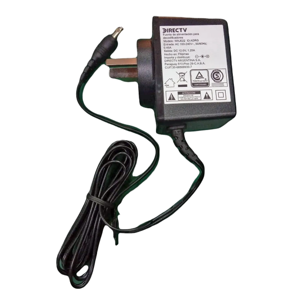 Producto - Fuente de Alimentación 12V 1.25A Para Decodificador DIRECTV
