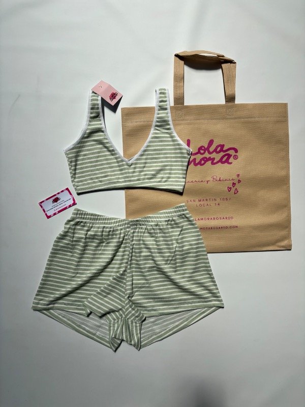 Producto - PIJAMA GEMMA VERDE - 0