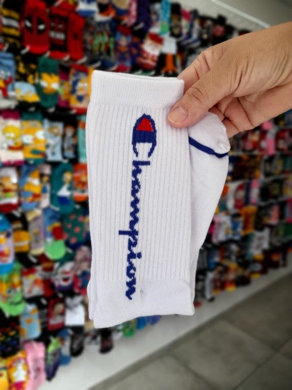 Producto - Media Caña Adulto Champion Blanca