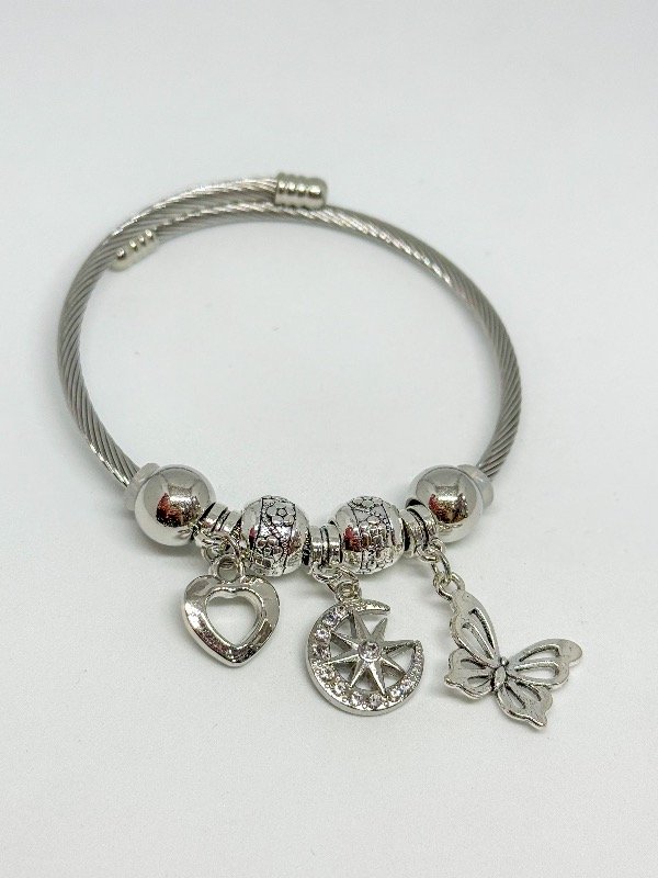 Producto - Pulsera charm acero quirúrgico p38