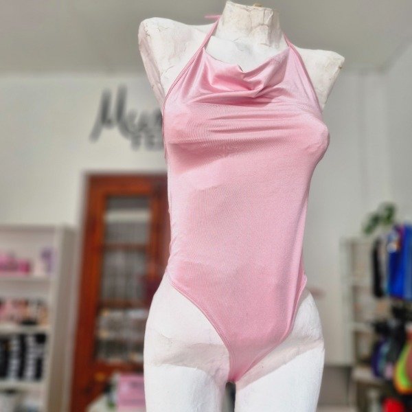 Producto - Body rosa satén- talle S