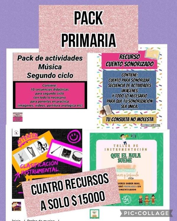 Producto - Pack  Primaria