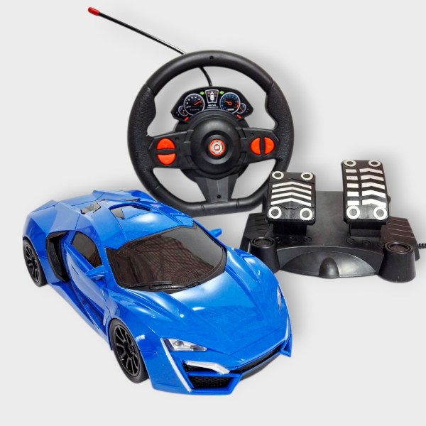 Producto - Auto a Control Remoto Volante y Pedales