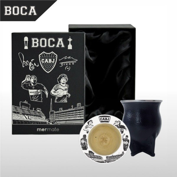 Producto - BOX MATE CON BOMBILLA Y CAJA DE PRESENTACIÓN EXCLUSIVO BOCA 4 ÍDOLOS - 3