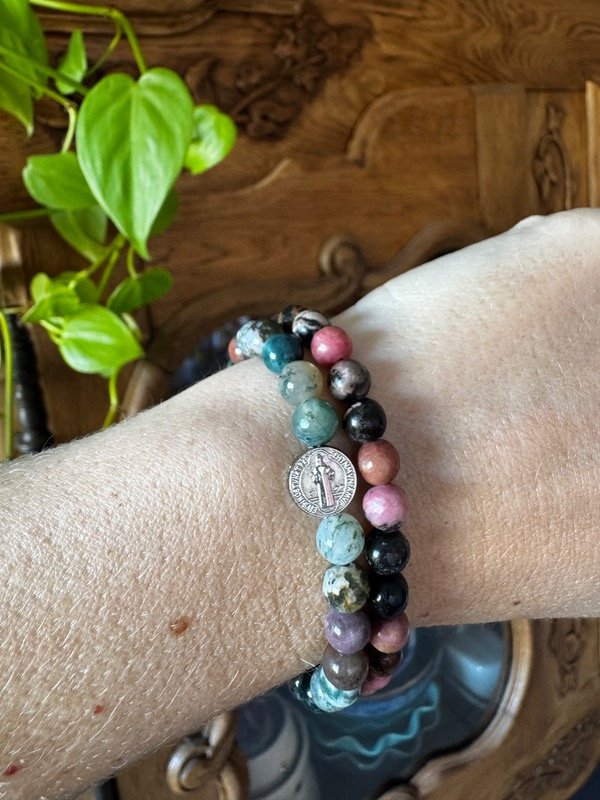 Producto - Pulsera San Benito piedra natural