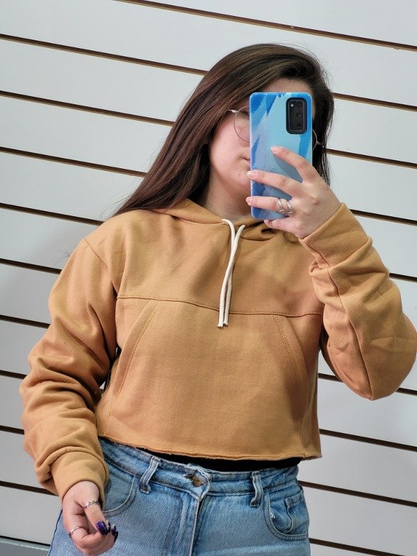 Producto - Buzo "crop" bolsillos