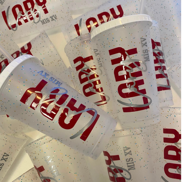 Producto - Vaso Glitter 550ml x 10 personalizado