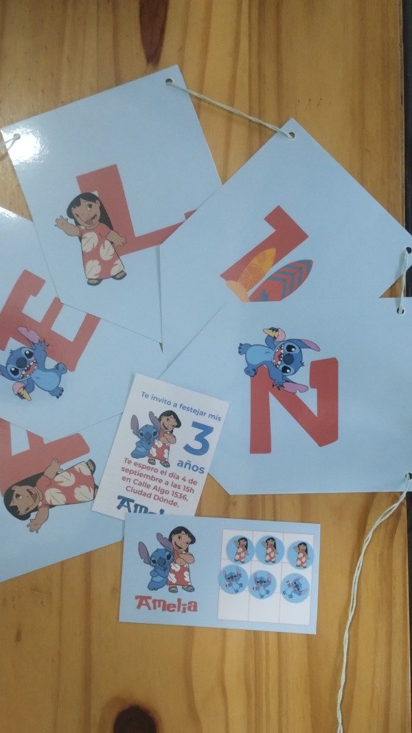 Producto - COMBO: Tarjetas + Tatetí + Guirnalda