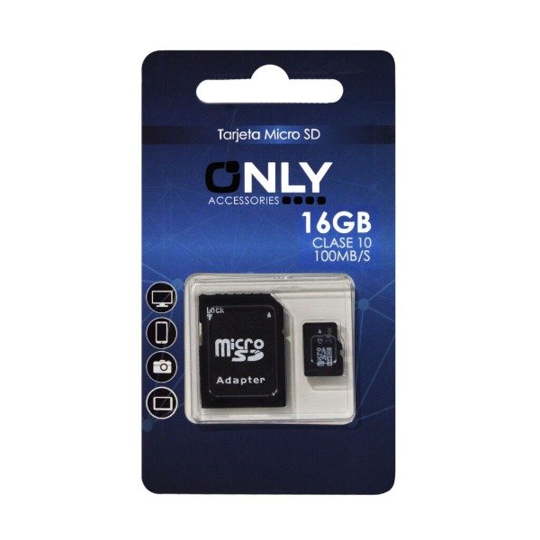 Producto - MEMORIA 16GB  CLASE 10 ONLY