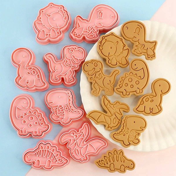 Producto - Set x8 cortantes dinosaurios