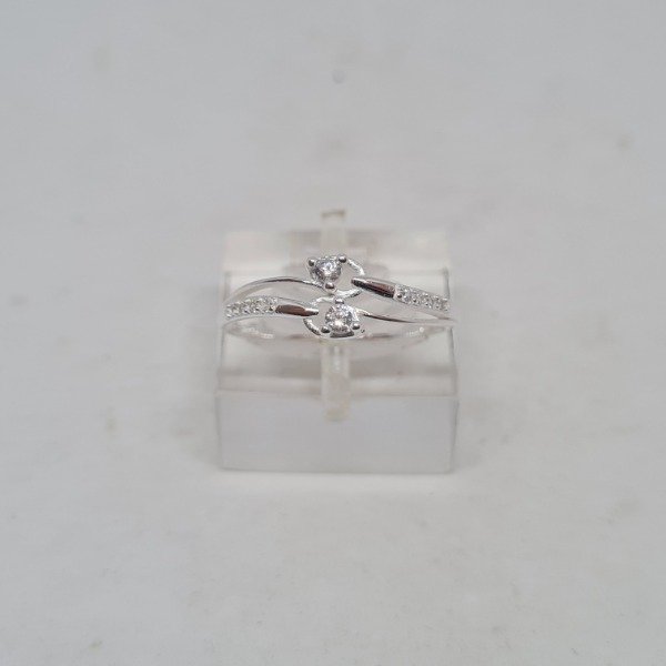 Producto - Anillo infinito cristal blanco