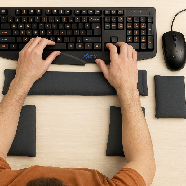 Producto - Kit Ergonómico De Semillas Para Mouse, Teclado Y Codo