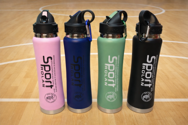 Producto - Botella térmica acero inoxidable 500cc pico deportivo premium marca ROLAN.