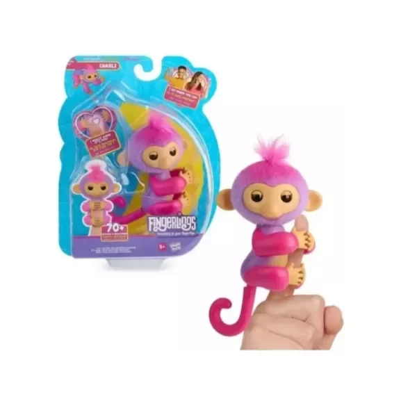 Producto - Fingerlings Monito Interactivo Charli Violeta