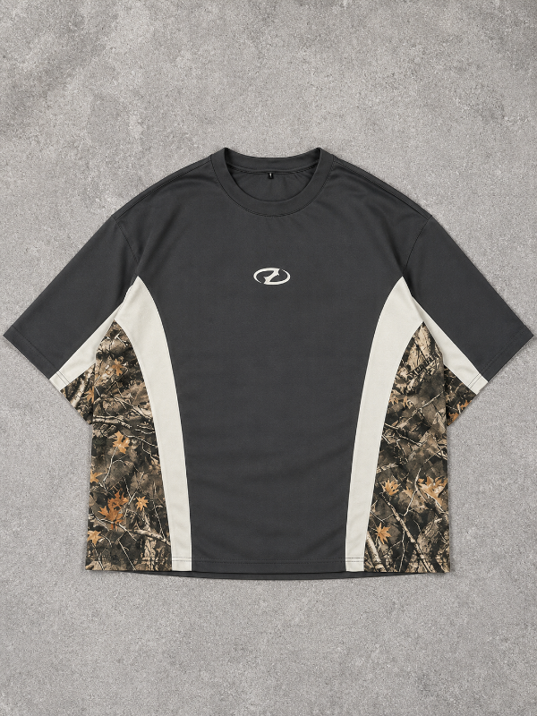 Producto - Remera Oversize Realtree Gris