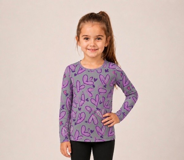 Producto - CAMISETAS FRIZADAS NIÑA ESTAMPADAS - 1