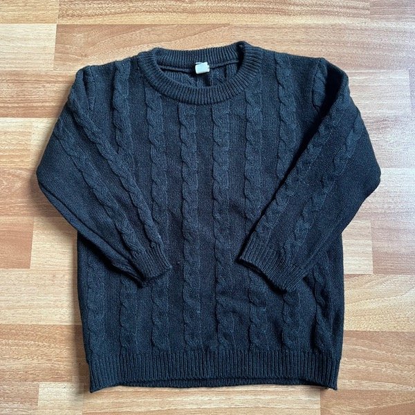 Producto - Sweater Tejido Negro 9M y 2A