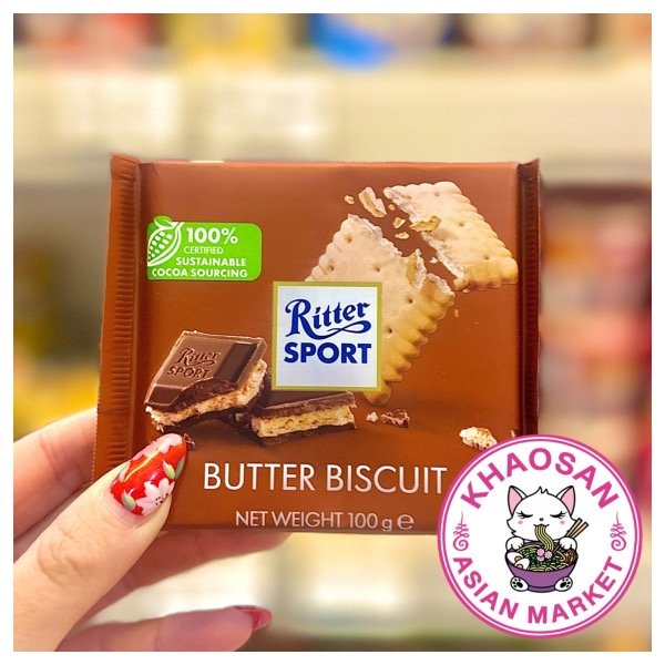 Producto - Chocolate con leche butter biscuit - Ritter sport chocolate alemán 100g