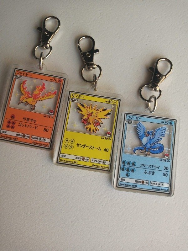 Producto - Llavero legendarios de kanto