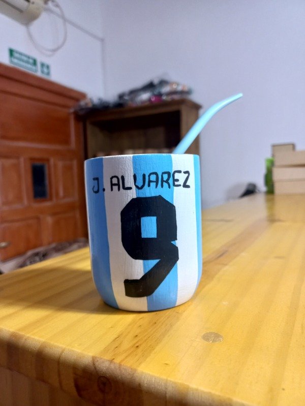Producto - Mate " JULIAN ALVAREZ"