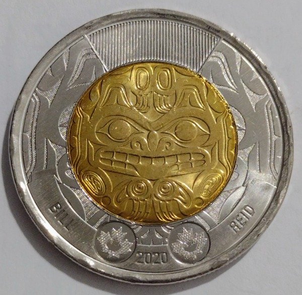 Producto - Canadá 2 dólares 2020 Bill Reid
