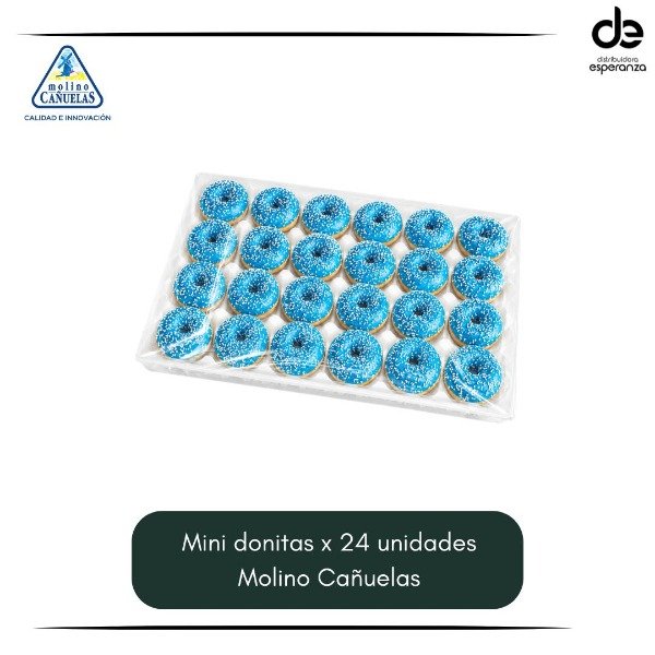 Producto - Mini Donas Celestes x 24 Molino Cañuelas