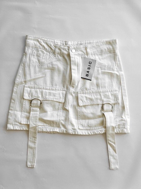 Producto - Pollera Sofia crema tiro alto TALLE 40 CG - 0