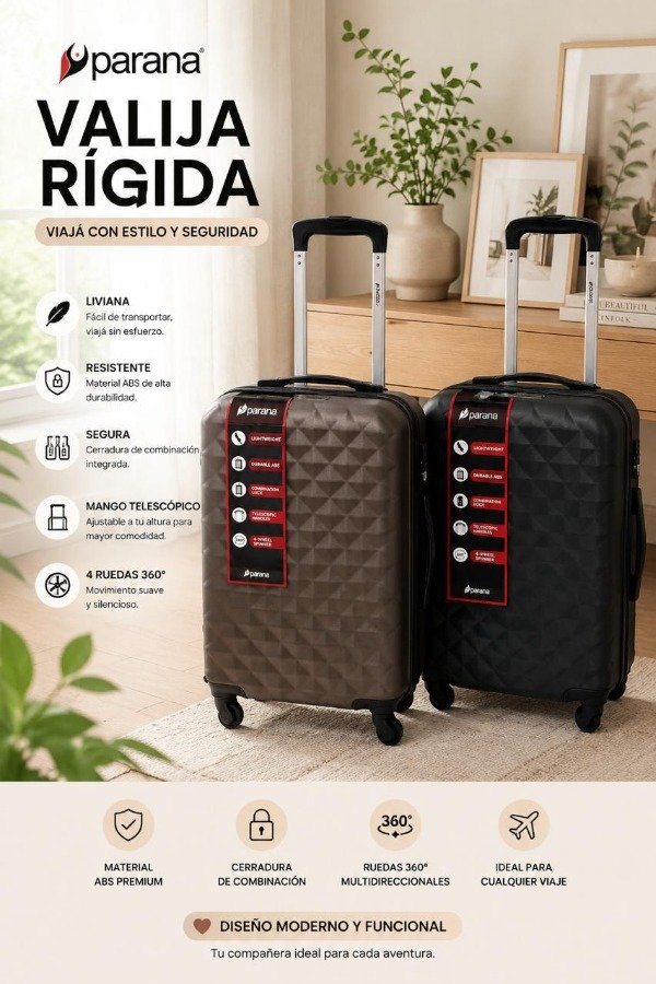 Producto - Valija Carry Paraná rígida