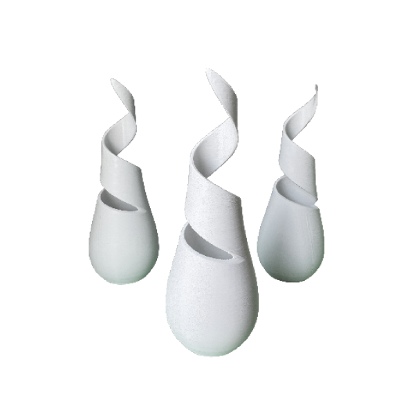 Producto - Florero Decorativo Espiral de Diseño Moderno