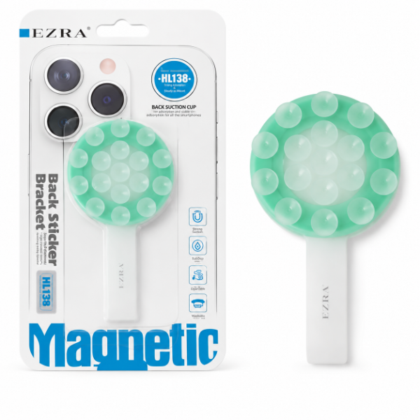 Producto - Soporte  Magnetico de Silocona Ventosa Con Giro de 360 HL138. - 0