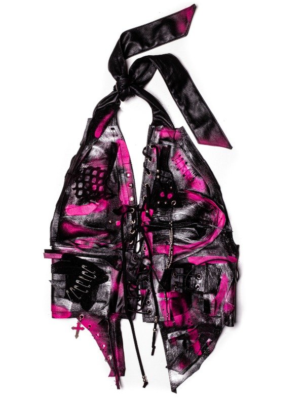 Producto - TOP TECHNO PINK leather