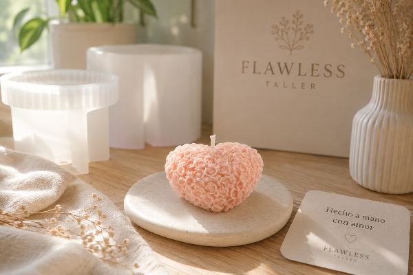 Producto - Mini corazón relieve de florecitas
