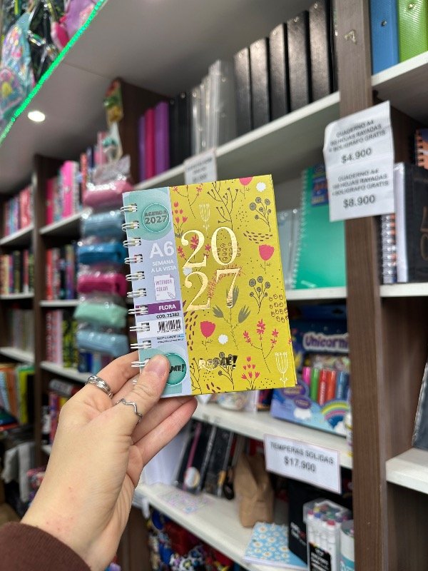 Producto - Agenda A6 Flora 2 Semanal Rome 2027 - 0