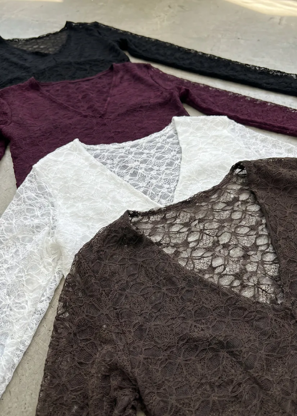 Producto - M.LARGAS ENCAJE ESCOTE V (2colores) - 1