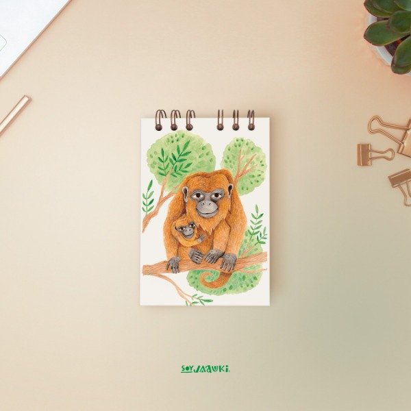 Producto - Libreta A6 / Mono Carayá