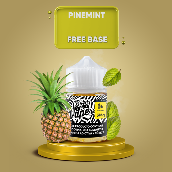 Producto - (FREEBASE) BORN TO VAPE 60ML 3MG - PINEMINT